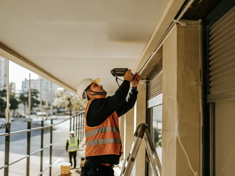 התקנת מערכת אבטחה מלאה — מצלמות ואזעקה